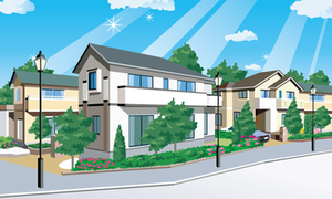 省エネ住宅の街